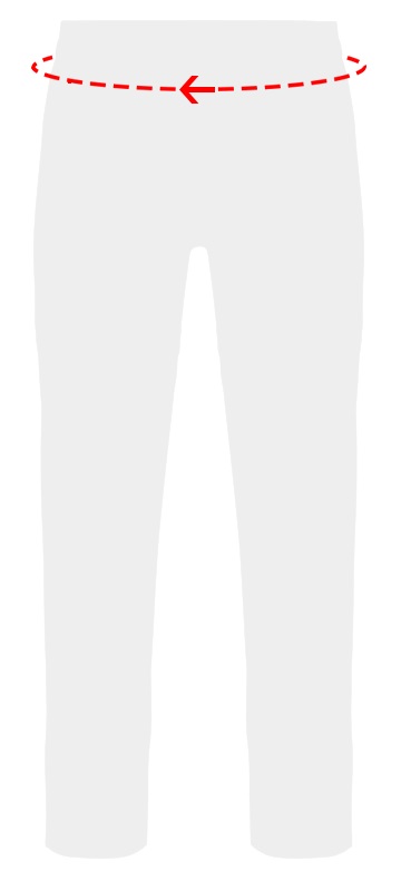 trouser size measuring guide